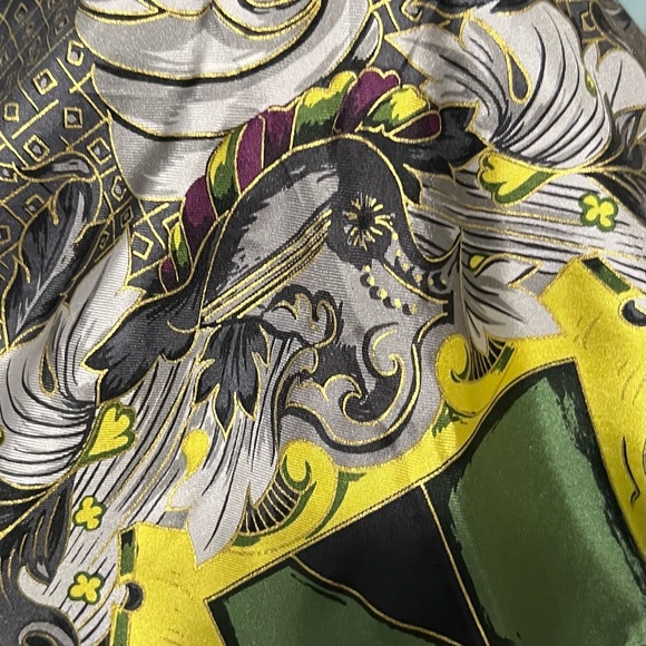 Rare Vintage Worth Silk Don Quichotte Scarf - Picture 3 of 12